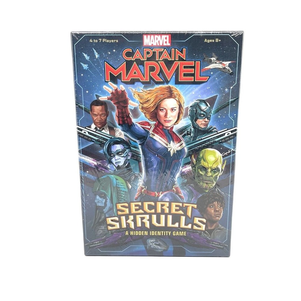 captain marvel secret skrulls board game